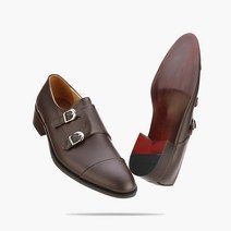 피렌체아뜨리에 남성용 가장 베이직한 디자인으로 제작된 클래식 더블몽크스트랩 2022-L