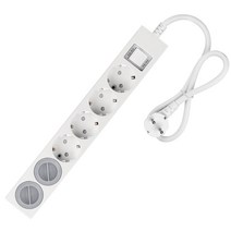 스윗홈 과부하차단 통합절전형 멀티탭 6구 + 안전커버 2p 세트, 0.7m, 1세트