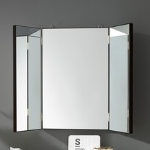 미소아이 플더블 플러스 화장대 거울, 블랙