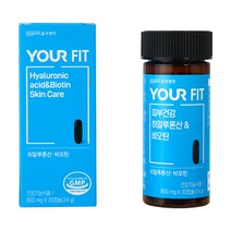동국제약 YOUR FIT 피부건강 히알루론산 & 비오틴 영양제 24g, 1개, 30정