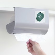 므어므어 마그넷 홀더 컬러랙 스틸 키친타올걸이, 그레이, 1개