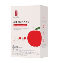 공차 애플히비스커스티, 20g, 20개