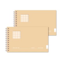 대시앤도트 레디 스터디 미니 6개월 스터디플래너 2p, 쿠키베이지