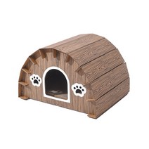 고양이 퀸펫 오두막 스크래쳐 하우스 CS-211, 1개