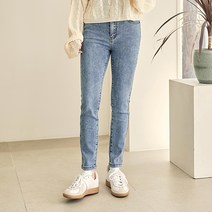반에이크 여성용 꿀스판 데님 팬츠