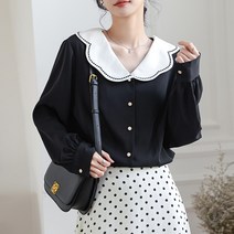 루나걸 핀튼 퍼프 블라우스