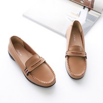 플랙슈 여성용 페니 3줄 빅사이즈 드라이빙 로퍼 2cm