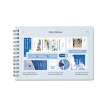 대시앤도트 라이프 에디터 플래너, 02 코튼블루