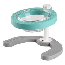 리틀팩토리 반려동물 유리 식기 1구 기본형 12~20cm, 민트, 1개