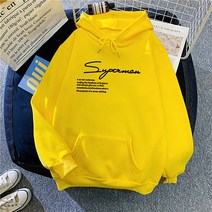 수퍼 영문 레터링 빅사이즈 가을 임산부 후드티