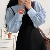 에이와비 로젠퍼프 블라우스