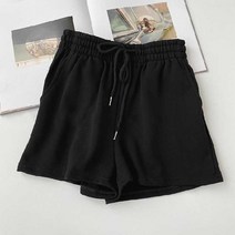 여성용 캐치 파스텔 면반바지