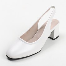 멜팅나인 뒷꿈치밴딩 스퀘어 슬링백 5cm EV515