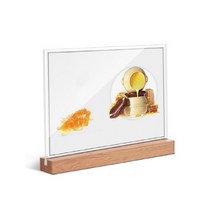 헤이러쉬 아크릴 메뉴판꽂이 가로 1, 1개