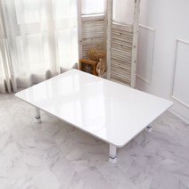 [유아원목테이블] LPM 샤르망 라운드 접이식 테이블 1200 x 600 mm, 샌드베이지
