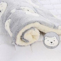 비에스업 반려동물 따뜻한 담요, 05 그레이 베어 6호