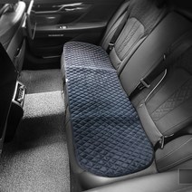 지엠지모터스 뒷좌석용 핫큐브 퀼팅 극세사 3인 온열시트, 블랙