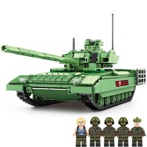 프랜드 레고테크닉 밀리터리 탱크 T-14 아르마타 피규어 레고호환블록 0101, 혼합색상