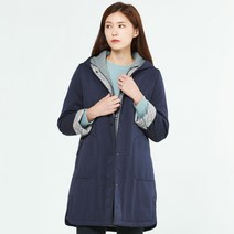 지센 여성용 리사이클 사파리 후드 점퍼 LCJPLA23