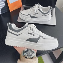 남성용 화이트 트렌디 패션 운동화 GH19_RD_431