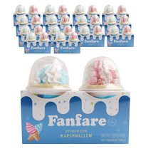 팡파르 아이스크림모양 마시멜로, 40g, 15개