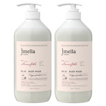 제이멜라 인 프랑스 팜므파탈 바디워시 플로럴향, 2개, 1000ml