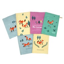 황실 인견 목욕타올 프리미엄 북극여우 사각 6종 세트