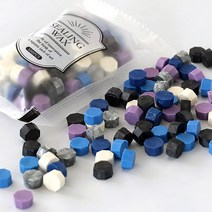 미화부장 실링 왁스 비즈 씰링 왁스 씰왁스 100P 세트, 17 갤럭시, 1세트