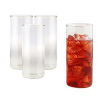 삼호유리 내열유리 유리컵 520ml glass tumbler-1, 4개