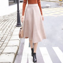 루나걸 멜리 스웨이드 스커트