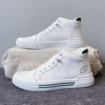 윈윈컴퍼니 깔끔 화이트 데일리 하이탑 스니커즈 YT_RC904