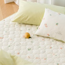 쉬즈홈 순면누비 안심 방수패드, 달링아이보리