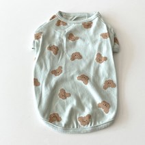바이담수미 강아지 푸들 티셔츠, 민트