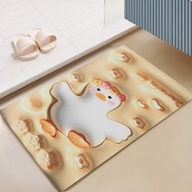 BRINCH 빨아쓰는 3D 입체 디자인 규조토 논슬립 발매트, 타입5901-30