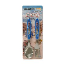 르번 아동용 아머드사우르스 베이직 스푼 포크, 혼합색상, 스푼 + 포크