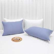 매직베드 피그먼트 베개 커버 2p + 솜 2p 세트, 네이비