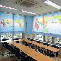 휴안 세계지도01 실사롤스크린