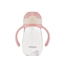 마더케이 허그 추 빨대컵 300ml, 핑크, 1개