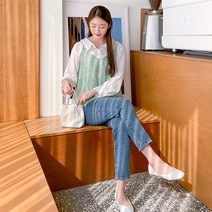 로미스토리 빅사이즈 플로럴 뷔스티에 버클 블라우스