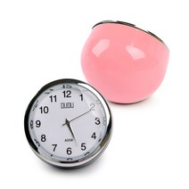 블랙라이노 차량용 아날로그 시계, 핑크, 1개