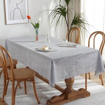 JCP 모던 다이닝 테이블 커버, S(110 x 170 cm), 그레이