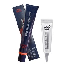 웰라 콜레스톤 퍼펙트 플러스 염색제 80g + 셀리본 33 실크 프로틴 앰플 12ml 세트, 1세트, 14/8(염색제)