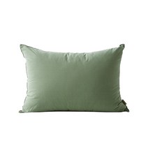 푸딩 60수 고밀도 워싱 베개 커버 + 베개솜, Stone Green