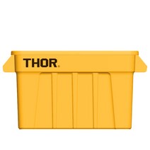 트러스트 THOR 다용도 토트 박스 75L + 덮개, YELLOW, 1세트