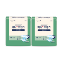메디프렌즈 봄날 매직테입형 성인용 기저귀 대형, 27개, 20개입