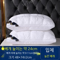 5성급 호텔 배게 침구 2개 세트 편안한 숙면 마약 기절 목디스크 도움 퀄팅 다운 포근한 고급 모던 메모리솜 쫀쫀푹신 솜 푹잠 필로우 가성비 부모님 크리스마스 선물 추천, 트위스트 화이트 입체 [하이베개] 싱글팩