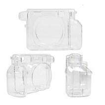 후지 필름 FUJIFILM 카메라 후지 인스턴트 카메라 200/210/300/100/500AF 용 필름 인스탁스 와이드 페이퍼, 08 W300 Clear Case