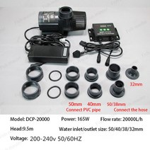 수조냉각기 수족관냉각기 어항 냉각기 수족관 미니 Jeo DP 3000 4000 5000 6500 000 10000 15000 1000 20000 매우 조용한 에너지 절약 펌프 DP, [02] U dpter plug, [09] DP-20000