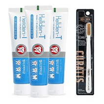 헬리코박터균 99.9% 억제 헬리덴티 프리미엄 천연 잇몸 치약 120g X 3개, 잇몸치약3개+잇몸칫솔1개