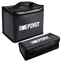 세이프티 가방 리포가드 내화 가방 케이스 방폭 난연 대용량 수납용 케이스 Lipo battery Safe Guard Bag 귀중품 보관 보관 가방 안전 충전 프로텍터 세이프티 가방 2점 세트